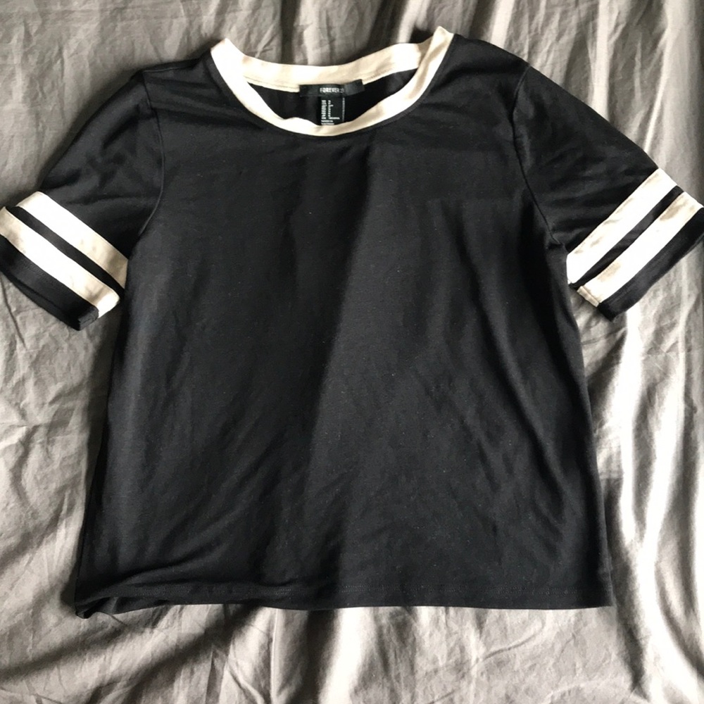Simple black tee shirt